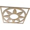 Ekena Millwork Blume Wood Fretwork Pierced Ceiling Medallion, Hickory, 16"OD x 5 1/2"ID x 3/8"T CMWP16X16X0375BLHI - alternate 3